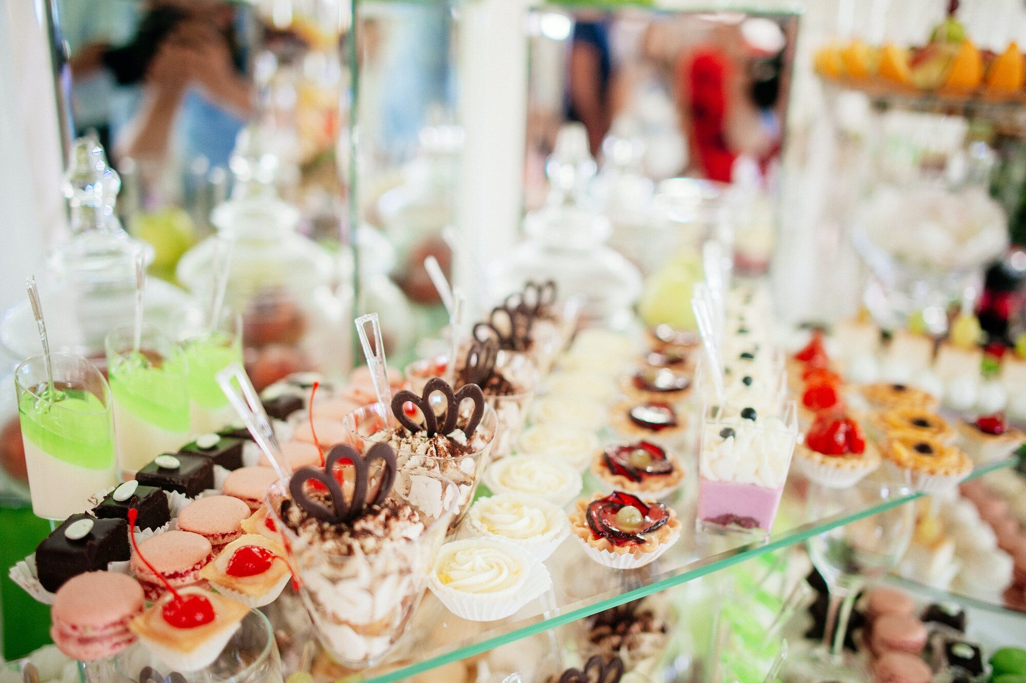 Catering at a luxury event